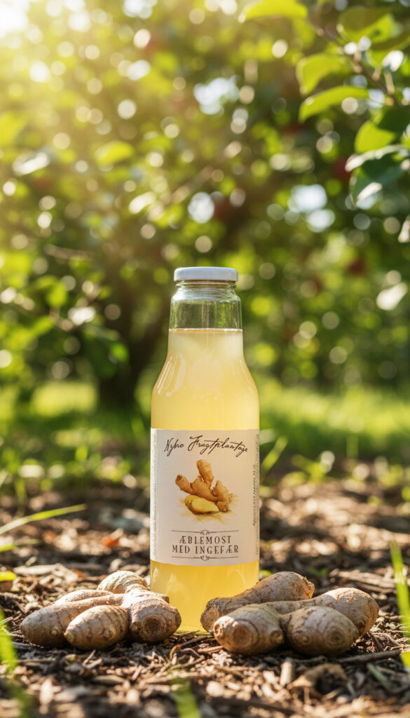 Æblemost med ingefær Fyn