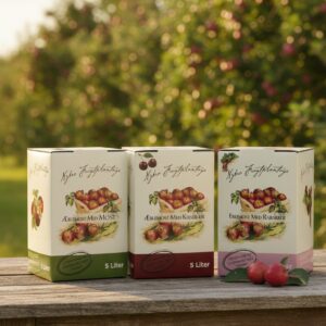 Familiekassen – Æblemost fra Gårdbutik på Fyn