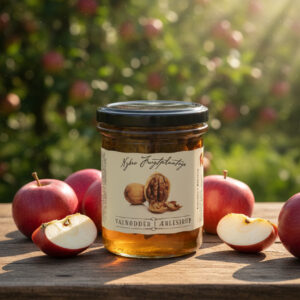 Valnødder i Æblesirup fra Gårdbutik på Fyn