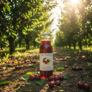 Nybro Æblemost med Kirsebær fra Gårdbutik på Fyn