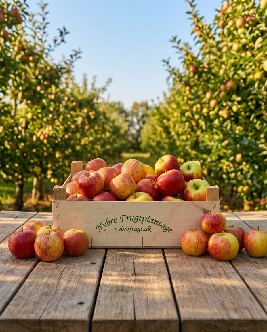 Æble FrugtKasse fra Nybro Frugtplantage