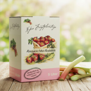 Nybro Æblemost med Rabarber